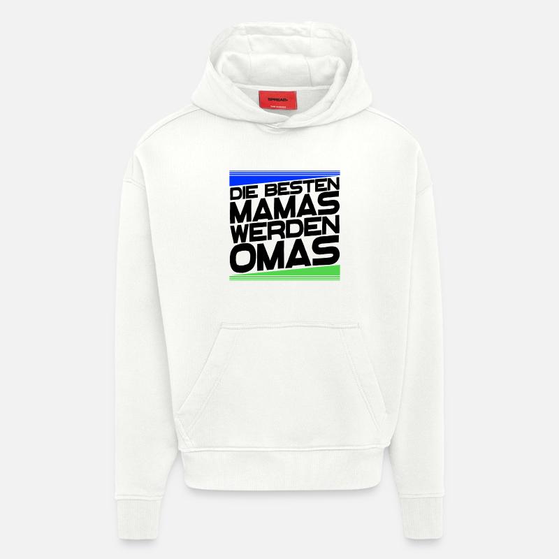 Gratulation Oma Statement Großmutter Alles Gute - Hoodie- made by SPREAD  - OFF WHITE