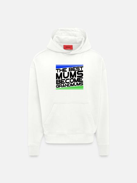 Cool Oma Statement Großmutter Glückwunsch - Hoodie- made by SPREAD - OFF WHITE