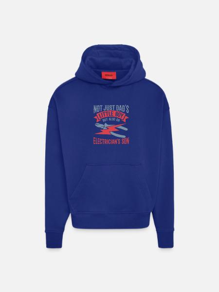 Fils d’électricien - Sweat à capuche bio épais oversize fabriqué en UE - OFF WHITE
