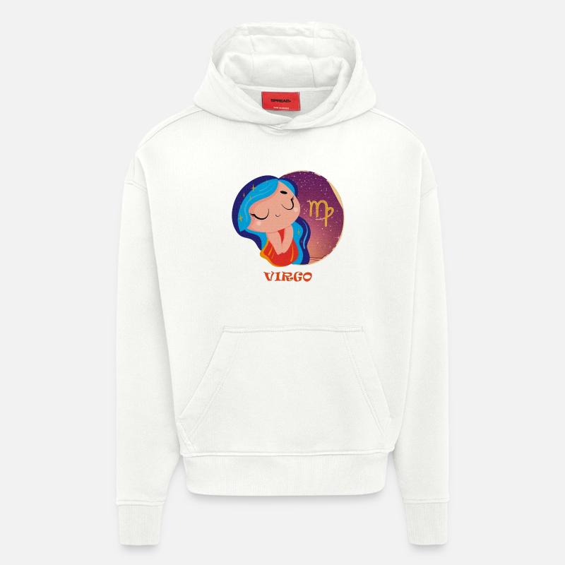 Sternzeichen Jungfrau - Hoodie- made by SPREAD  - OFF WHITE