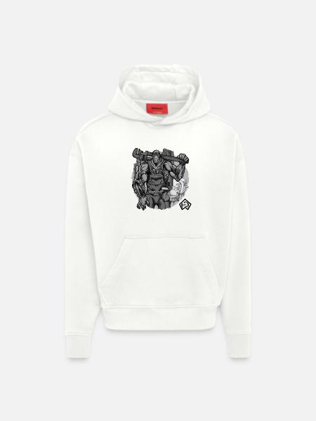Plumber, plumber, plumber, plumber - Hoodie- made by SPREAD - OFF WHITE