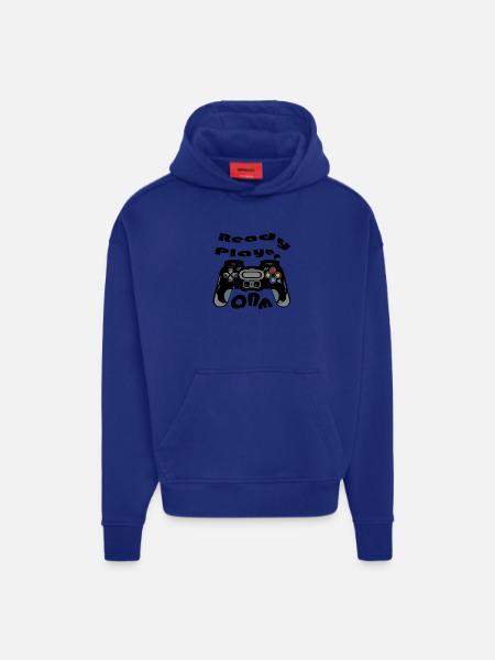 Retro Controller Silhouette - Hoodie- made by SPREAD  - OFF WHITE