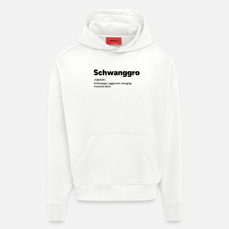 Schwangerschaft Schwanger Mutter Statement Eltern - Hoodie- made by SPREAD  - OFF WHITE