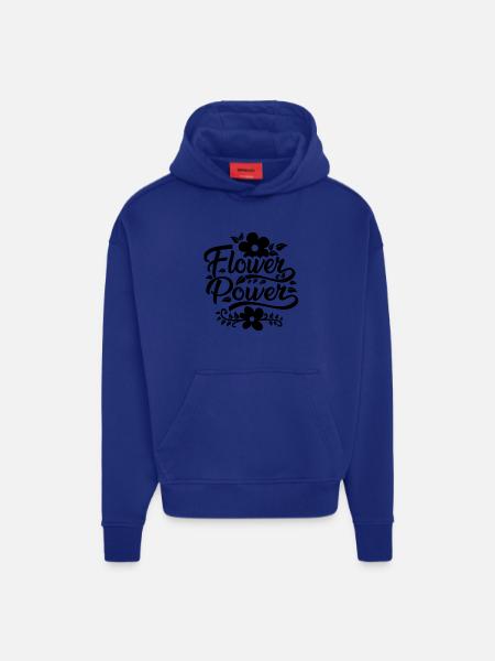 Flower Power - Hoodie- made by SPREAD - OFF WHITE