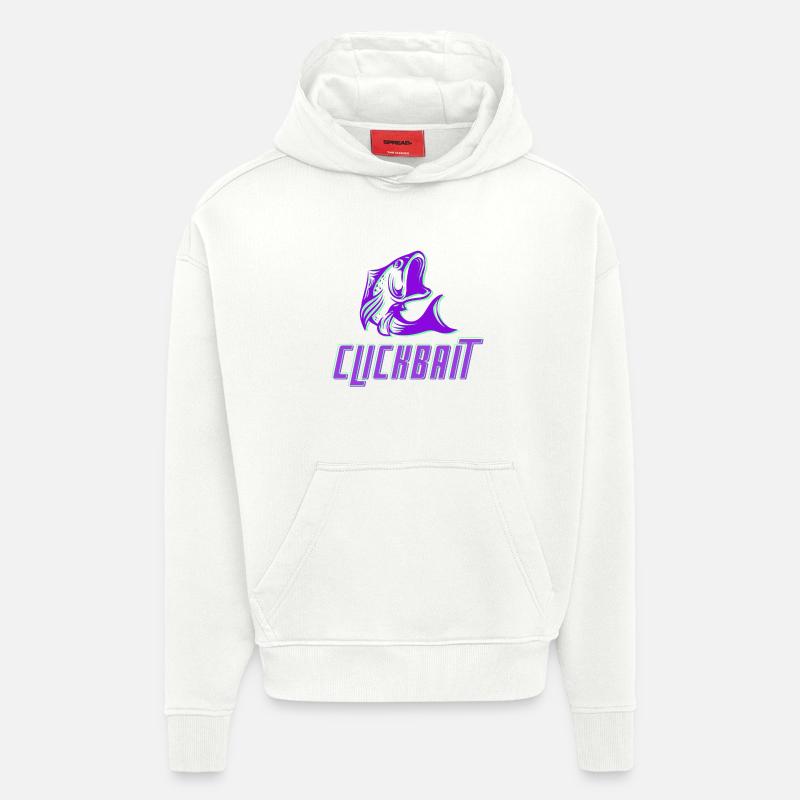 Clickbait - Hoodie- made by SPREAD  - OFF WHITE