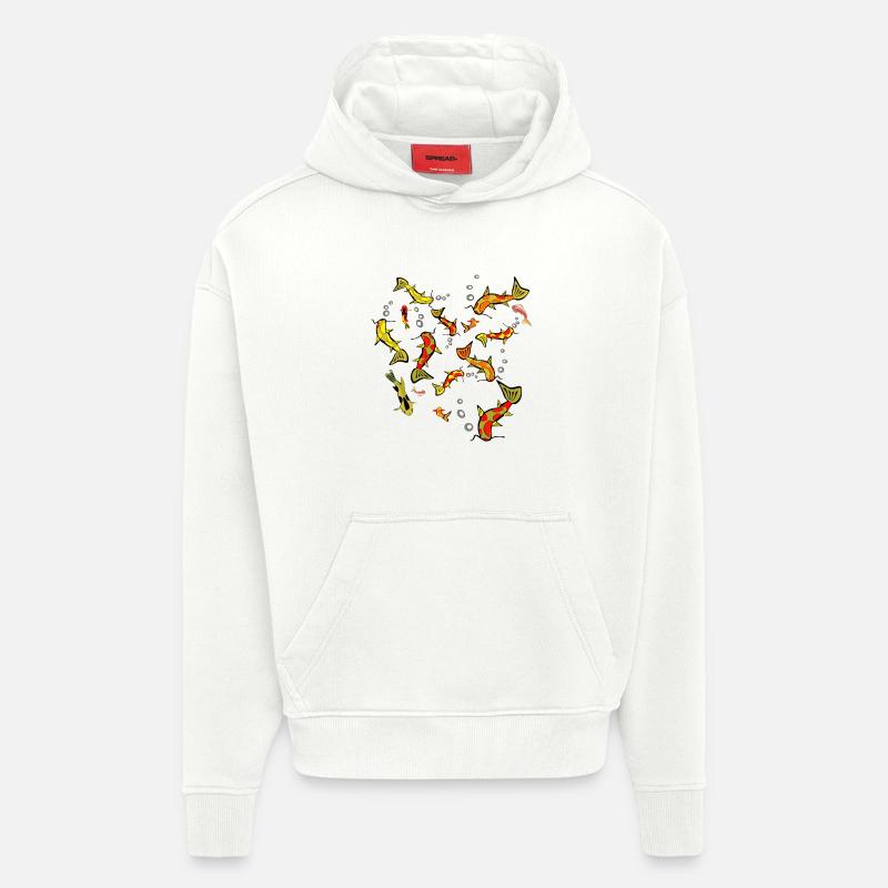 Banc - Sweat à capuche bio épais oversize fabriqué en UE - OFF WHITE