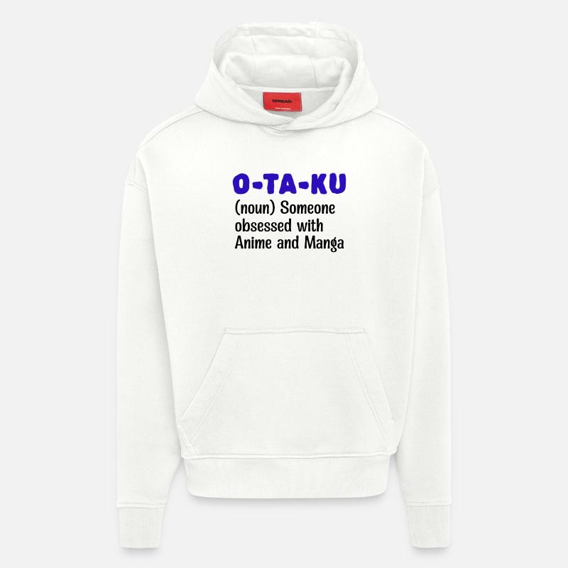 Japanisch Comic Statement Manga Anime Otaku - Hoodie- made by SPREAD  - OFF WHITE