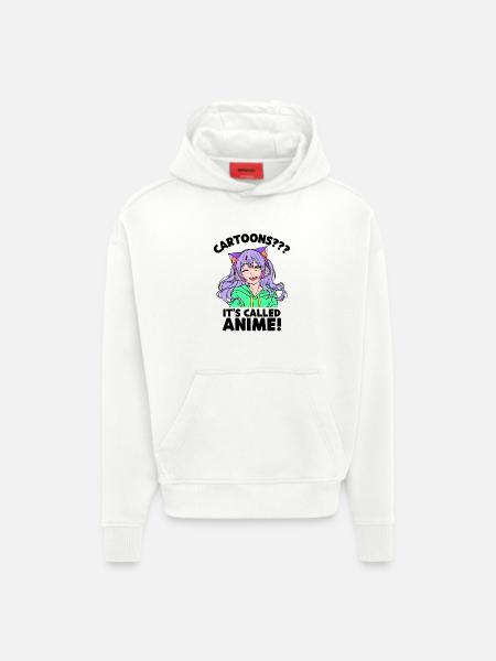 Anime Animation Statement Animation Manga Comic - Hoodie- made by SPREAD - OFF WHITE