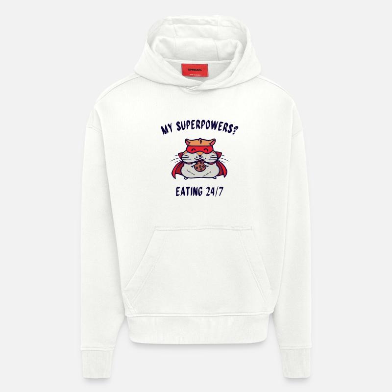 Haustiere Hamster Statement Lieblingstier Tiere - Hoodie- made by SPREAD  - OFF WHITE