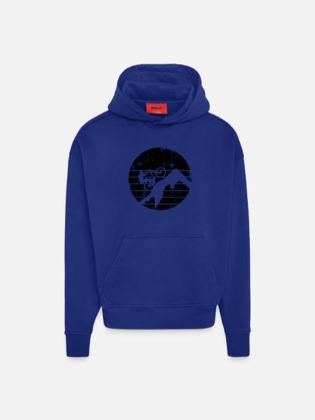 Mountain biker sketch - Hoodie- made by SPREAD - OFF WHITE