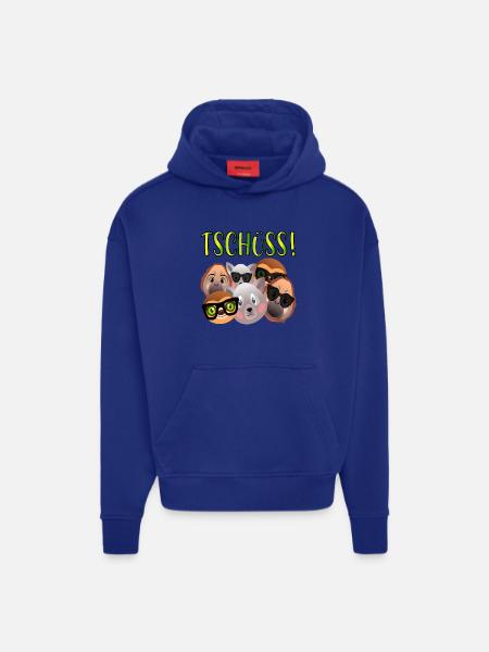 TSCHÜSS ABSCHIED TEAM - Hoodie- made by SPREAD - OFF WHITE