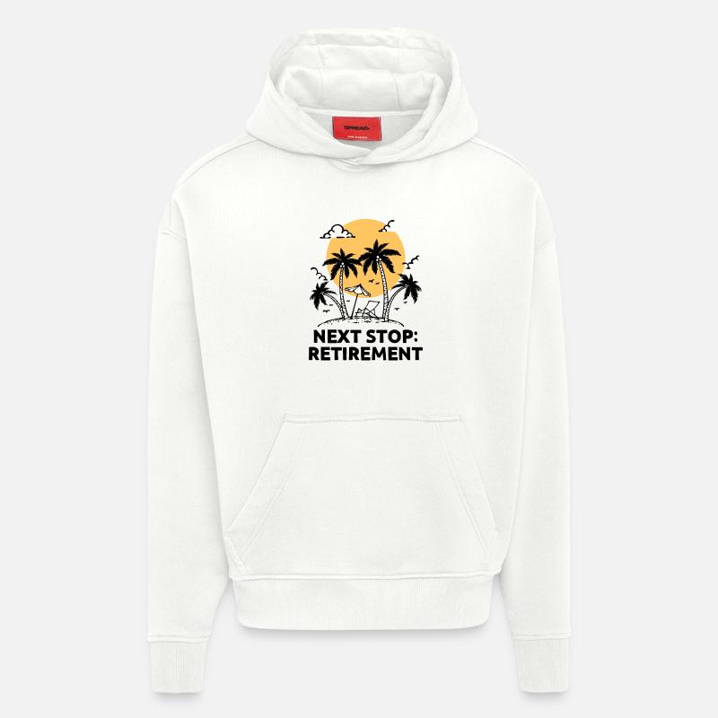 Ruhestand Statement Pensionär Abschied Senior - Hoodie- made by SPREAD - OFF WHITE
