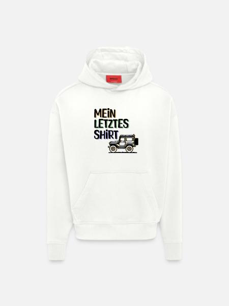 Wanderer Camping Statement Campingplatz Ferien - Hoodie- made by SPREAD - OFF WHITE