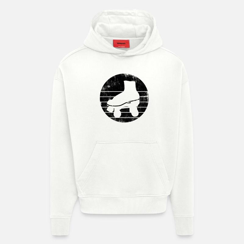 Rollschuhe Skizze - Hoodie- made by SPREAD  - OFF WHITE