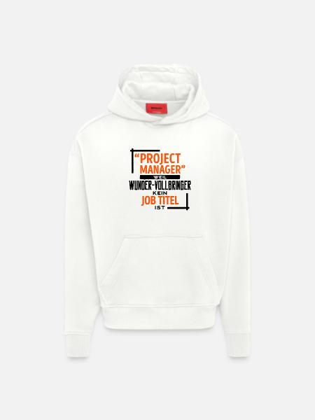 Projektmanager Vorgesetzter Job manager Statement - Hoodie- made by SPREAD  - OFF WHITE