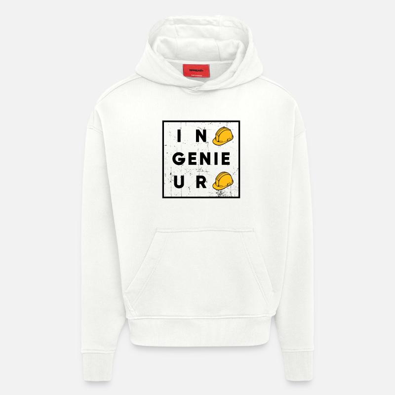 Ingenieur Spruch Vorgesetzter Arbeiter Beruf - Hoodie- made by SPREAD  - OFF WHITE