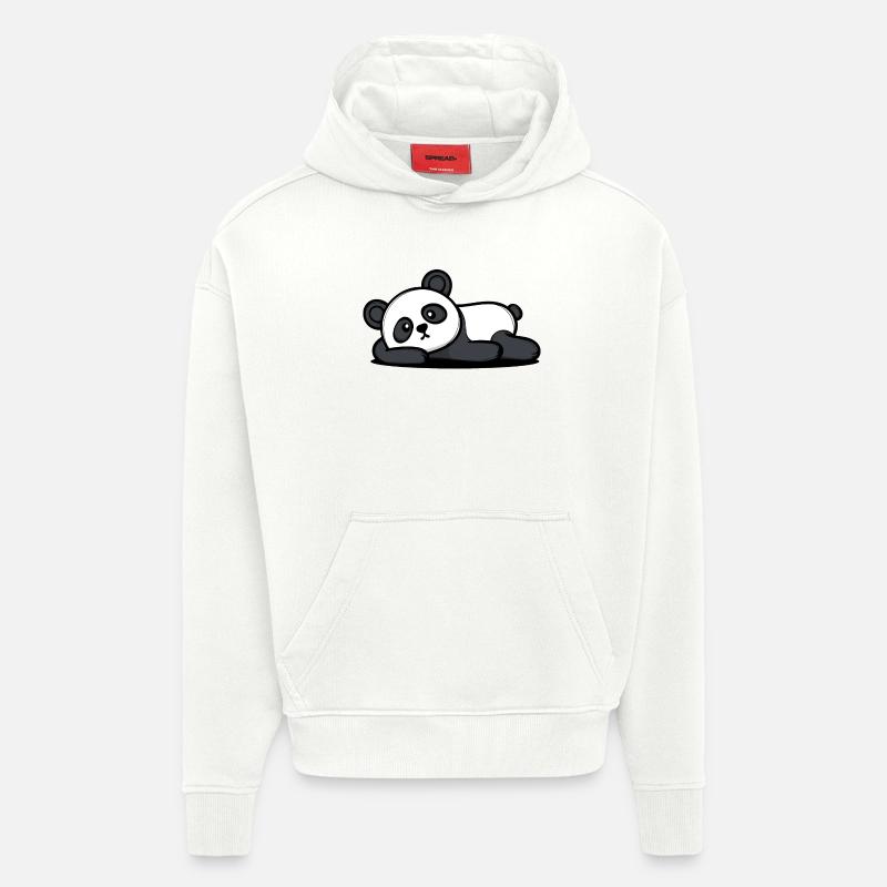 Is Mir Egal Statement Panda Gleichgültig - Hoodie- made by SPREAD  - OFF WHITE