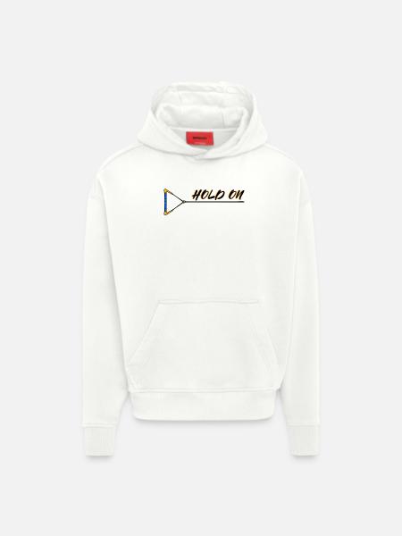 Wakesurfing Wakeboard Statement Surfing Kitesurfer - Hoodie- made by SPREAD - OFF WHITE