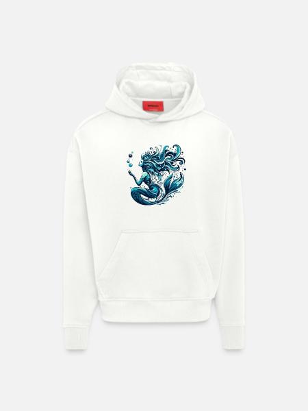 Mermaid Gift - Hoodie- made by SPREAD  - OFF WHITE