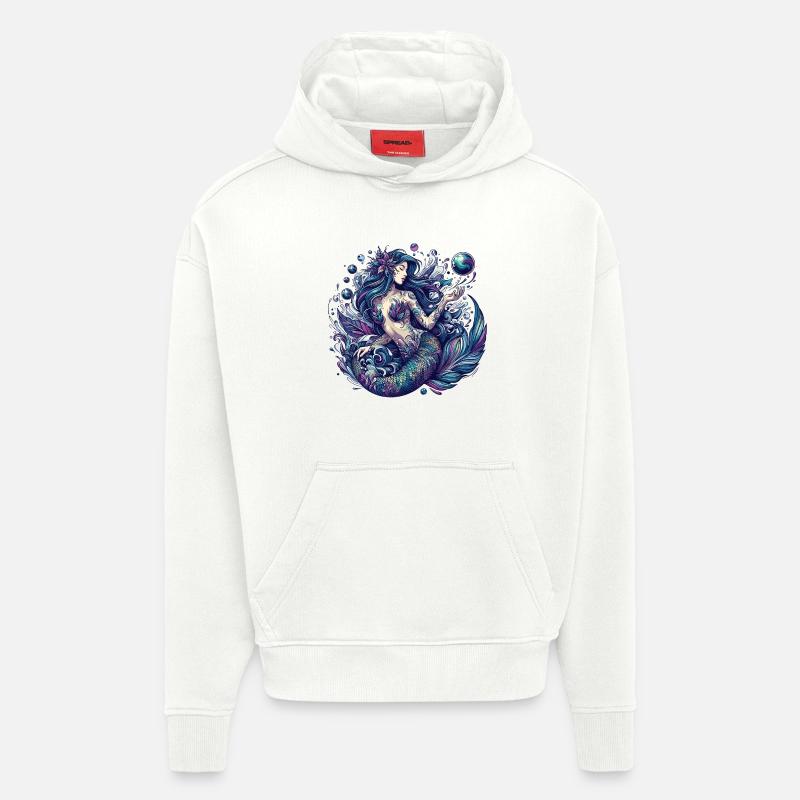 Mermaid Gift - Hoodie- made by SPREAD - OFF WHITE