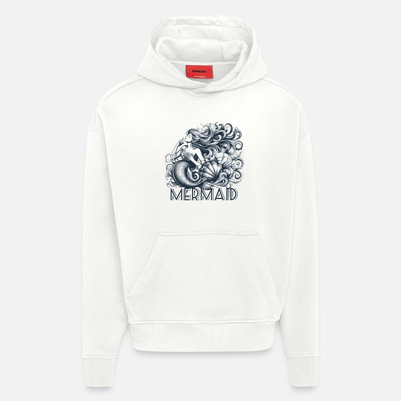 Mermaid Gift - Hoodie- made by SPREAD - OFF WHITE