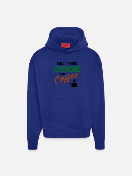 Code Statement Developer Computerfreak Informatik - Hoodie- made by SPREAD - OFF WHITE