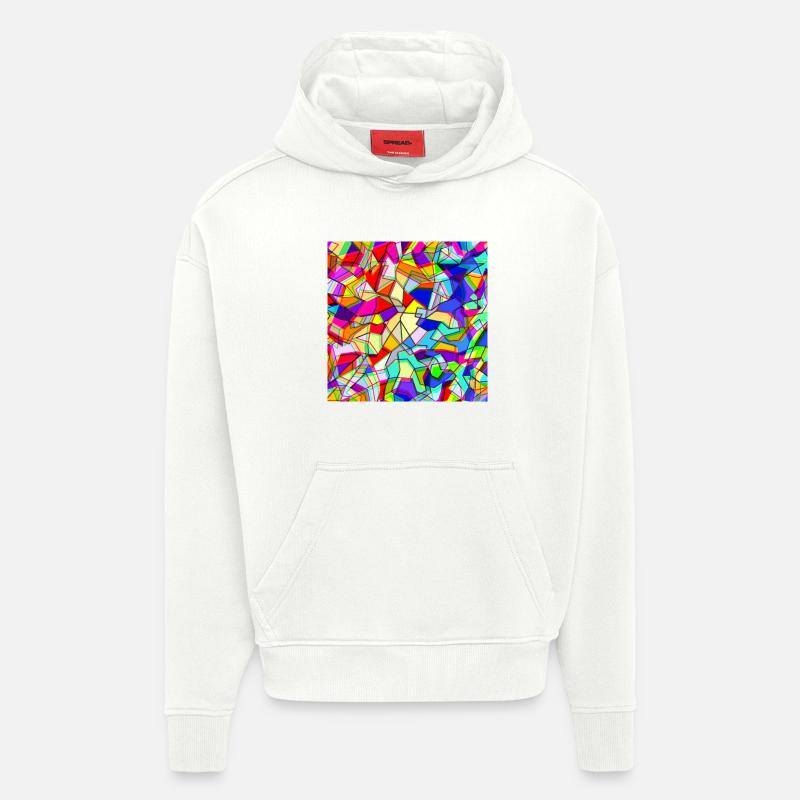Holographie - Hoodie- made by SPREAD  - OFF WHITE