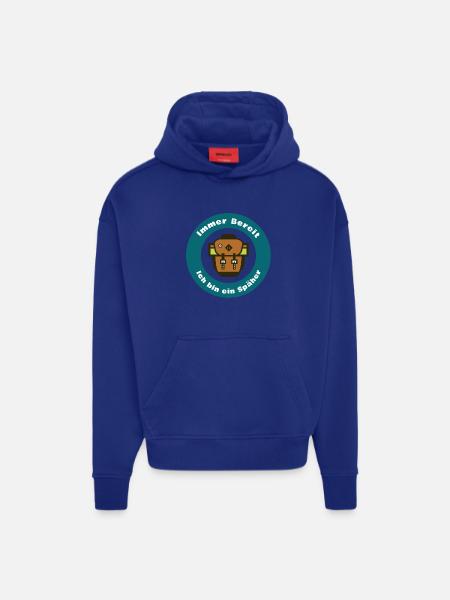 Always ready – I'm a scout - Hoodie- made by SPREAD - OFF WHITE