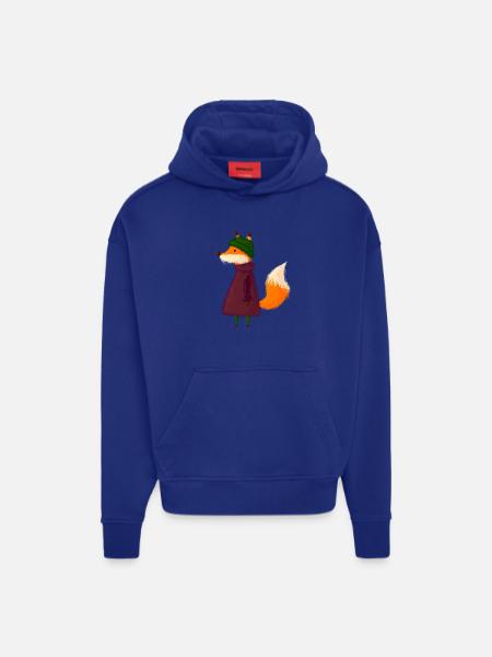 Fox - Hoodie- made by SPREAD - OFF WHITE