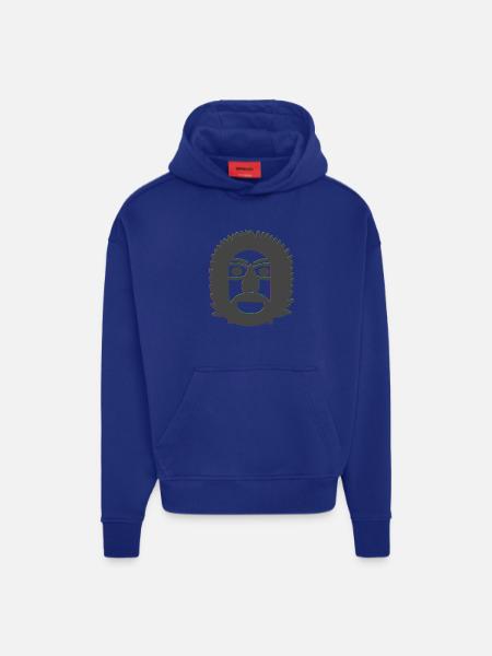 Gruff Man - Hoodie- made by SPREAD  - OFF WHITE
