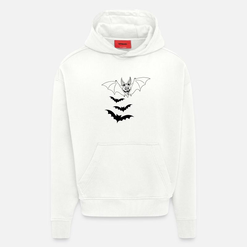Vampire Bat - Hoodie- made by SPREAD  - OFF WHITE