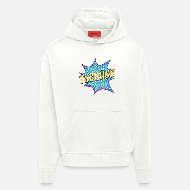 ABSCHIED TSCHÜSS - Hoodie- made by SPREAD  - OFF WHITE