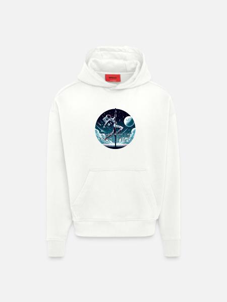 Pole Dance Astronaut Pole Dance Gift - Hoodie- made by SPREAD - OFF WHITE