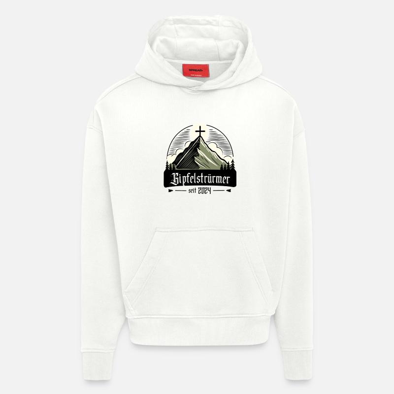 Gipfelwanderer - Bergsteiger 2024 - Hoodie- made by SPREAD - OFF WHITE