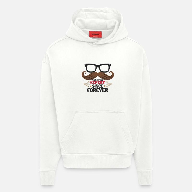 Certified Expert Since Forever - Hoodie- made by SPREAD  - OFF WHITE