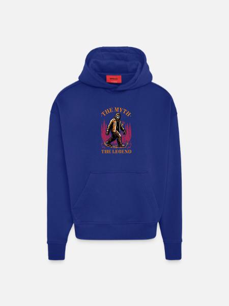 Bigfoot – La légende perdure - Sweat à capuche bio épais oversize fabriqué en UE - OFF WHITE