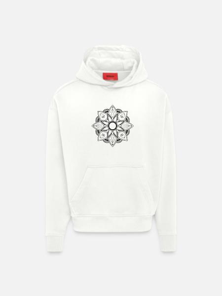 spirit of life - Hoodie- made by SPREAD - OFF WHITE