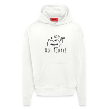 Nope! Not today – Lustiger Spruch Alltag & Humor - Hoodie- made by SPREAD  - OFF WHITE - Vorne