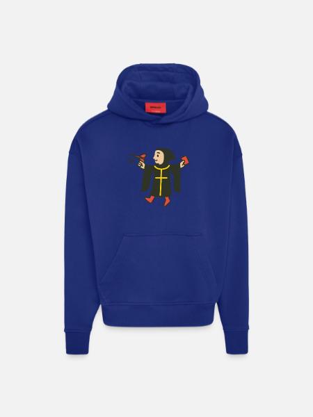 Munich plays darts - Hoodie- made by SPREAD - OFF WHITE