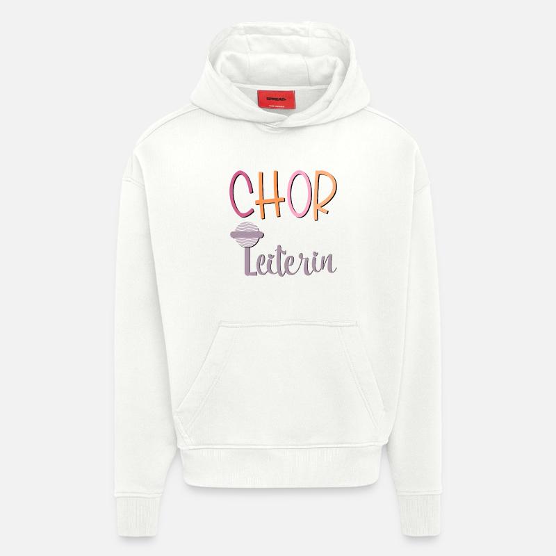 CHOR LEITUNG SINGEN CHORLEITERIN - Hoodie- made by SPREAD  - OFF WHITE