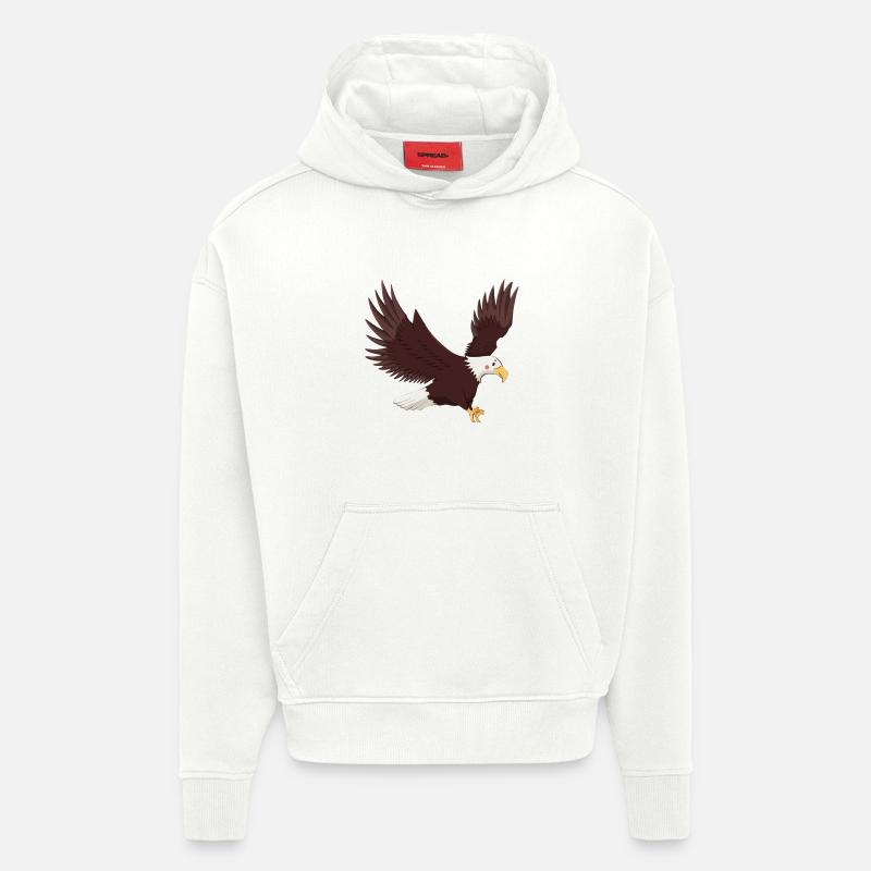 Adler - Hoodie- made by SPREAD  - OFF WHITE