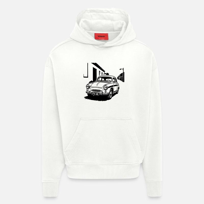Alpenblech mit Herz - Hoodie- made by SPREAD - OFF WHITE