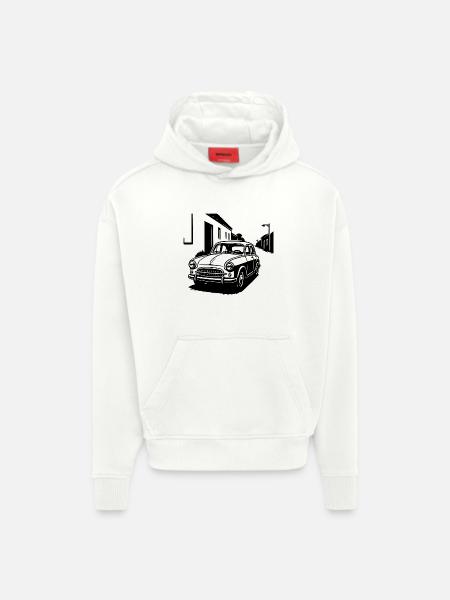 Economic miracle classic - Hoodie- made by SPREAD - OFF WHITE