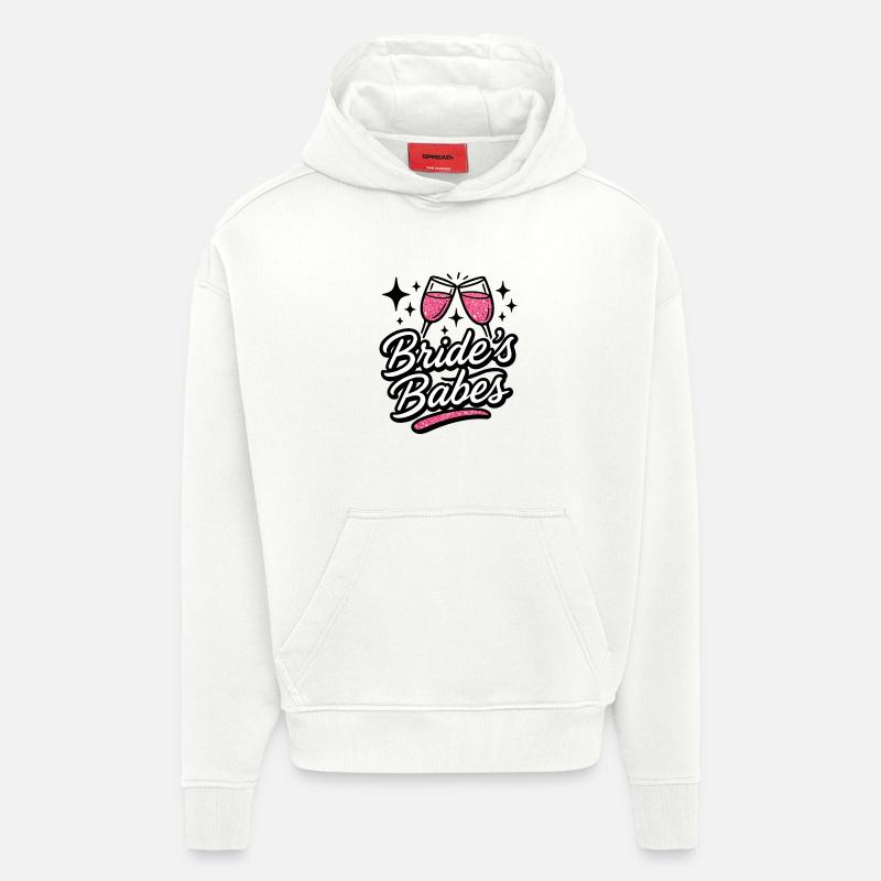 Bride's Babes Bachelorette Party - Hoodie- made by SPREAD  - OFF WHITE