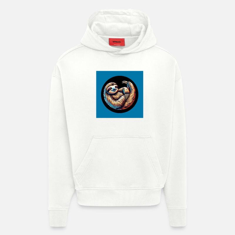Always stay cool with the calm - Hoodie- made by SPREAD  - OFF WHITE