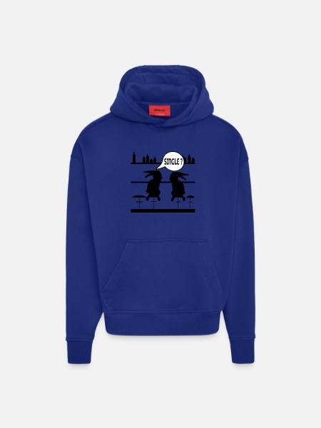 FUNNY SINGLE RABBIT - Hoodie- made by SPREAD  - OFF WHITE