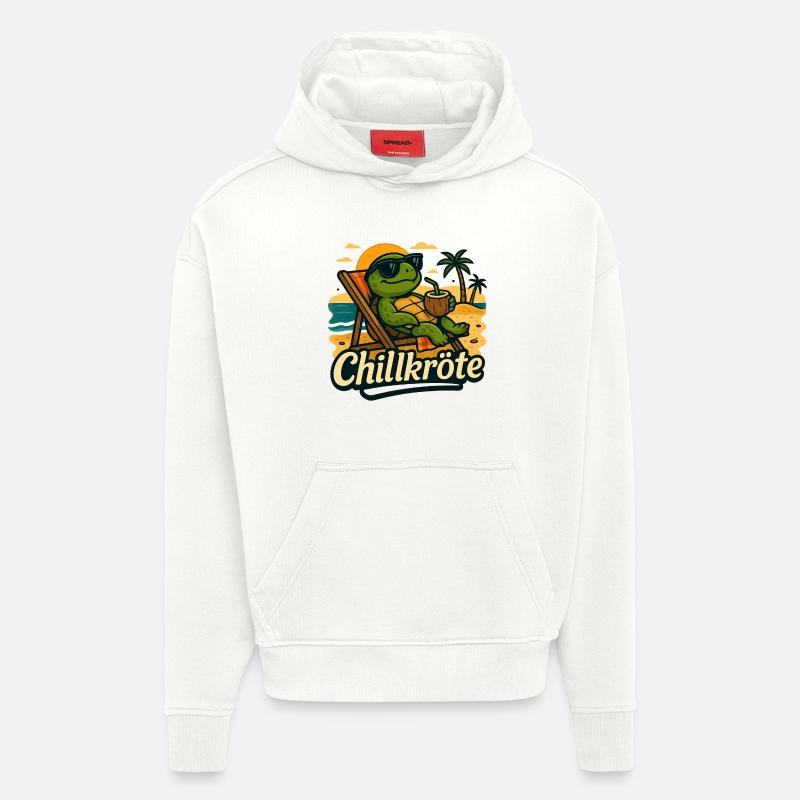 Chill toad - just take it slow - Hoodie- made by SPREAD  - OFF WHITE