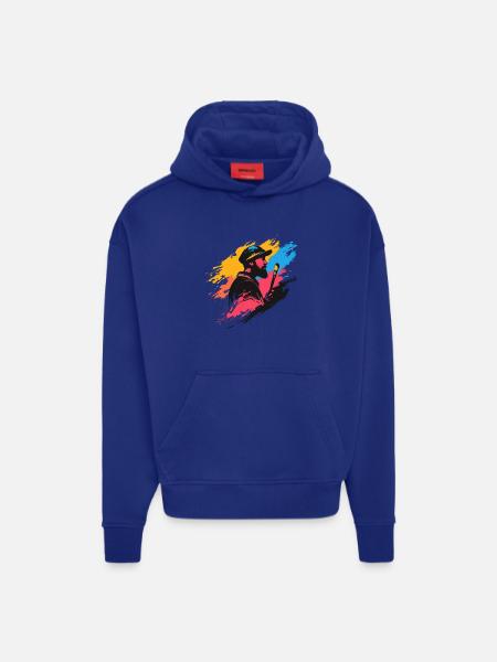 Künstlerischer Maler mit Farbklecks-Design - Hoodie- made by SPREAD - OFF WHITE