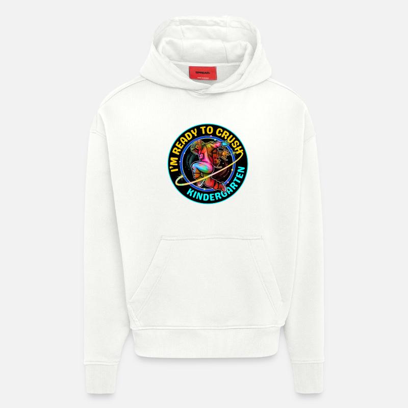 Ich bin bereit, den Kindergarten zu zerquetschen - Hoodie- made by SPREAD  - OFF WHITE
