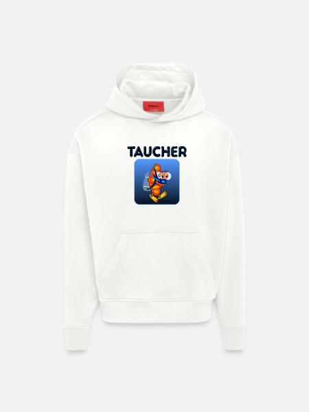 TAUCHEN TAUCHER FRANZBRÖTCHEN - Hoodie- made by SPREAD  - OFF WHITE